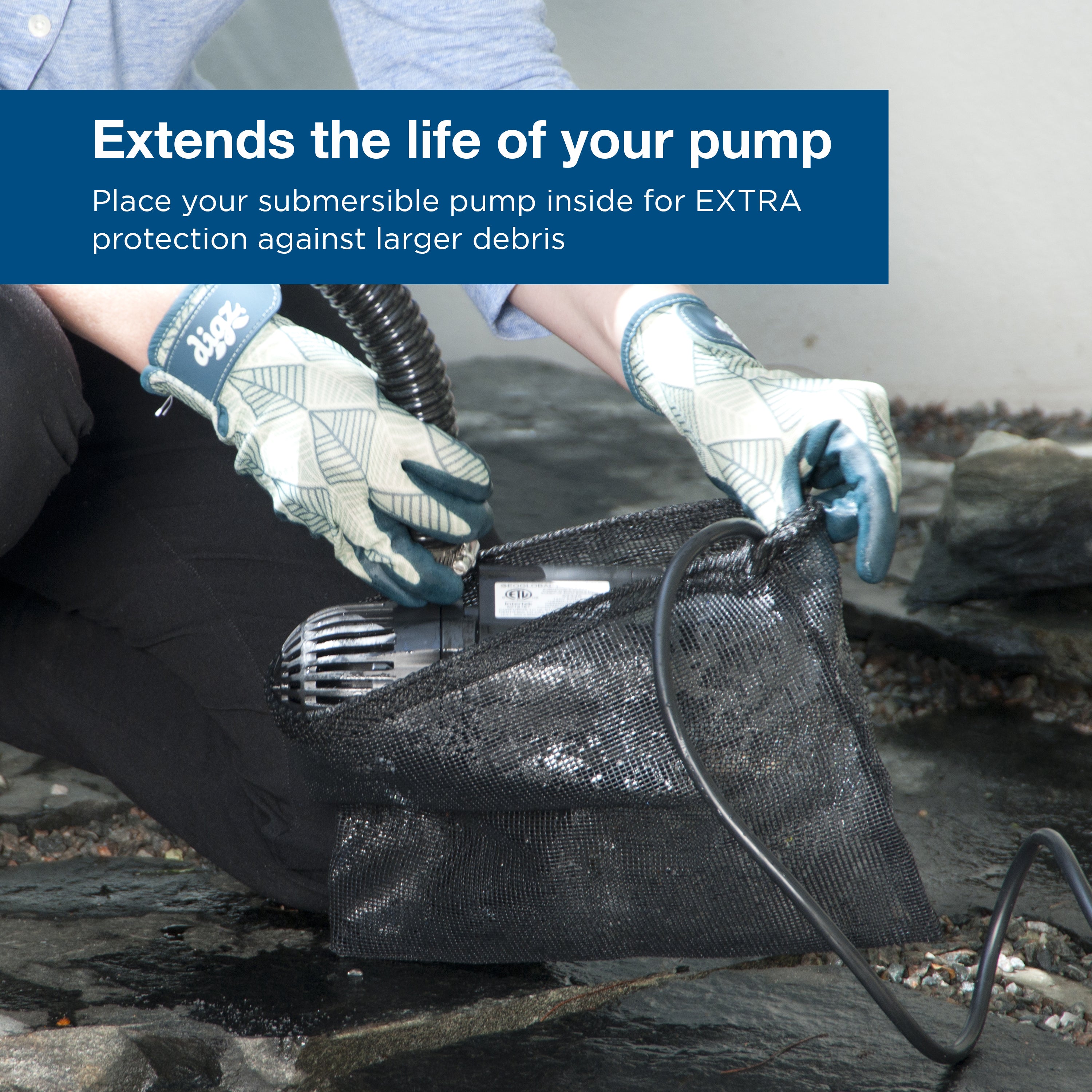 Large pumpshield® Extends the life of your pump