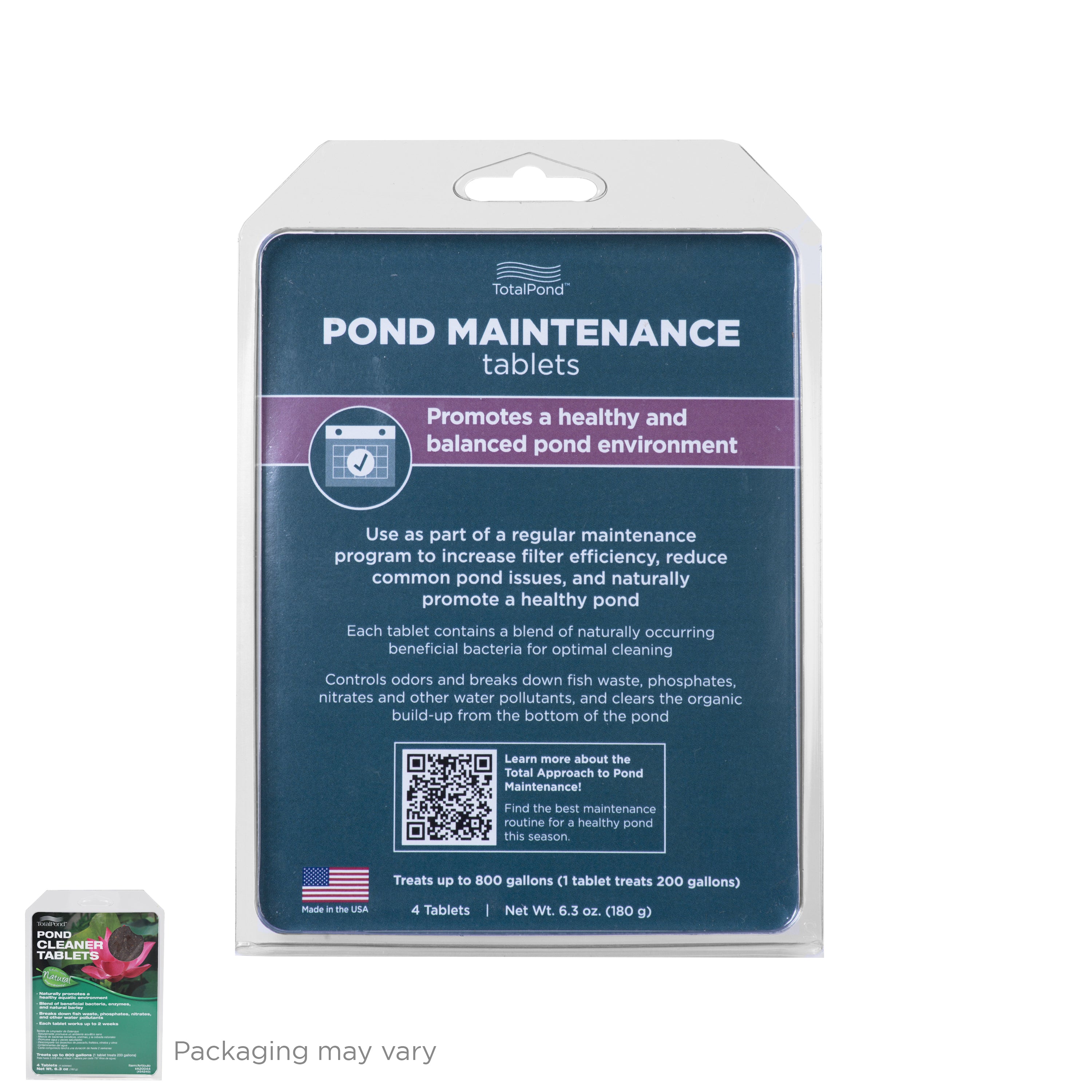 Pond Maintenance Tablets, 4 Pack