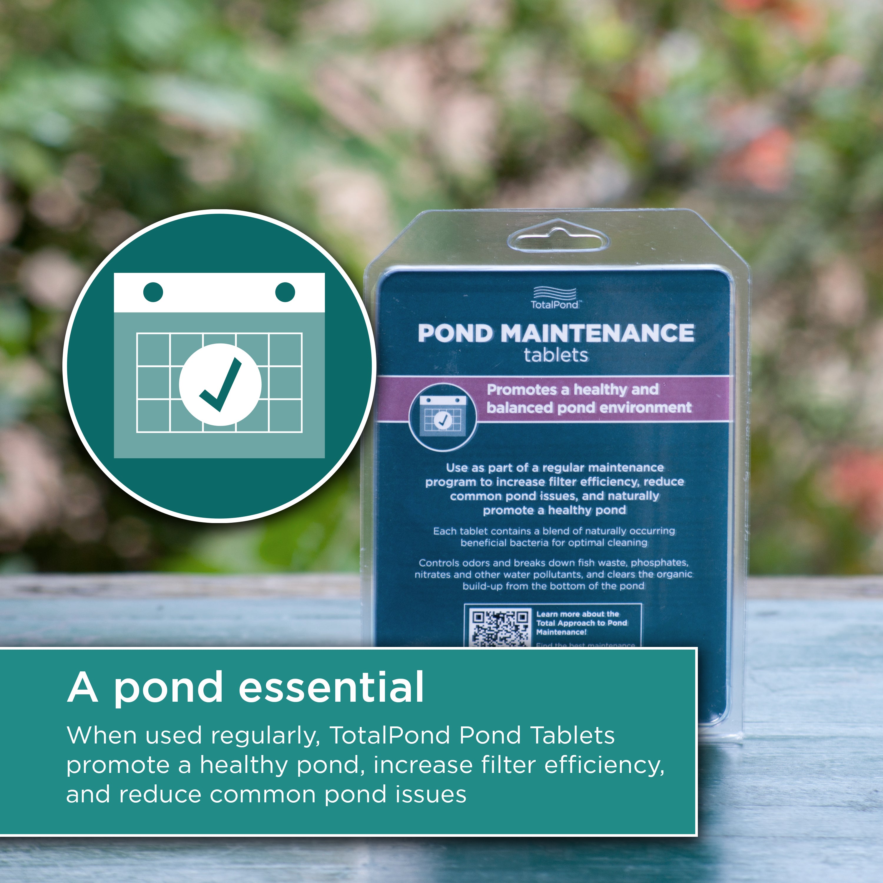 Pond Maintenance Tablets, 4 Pack