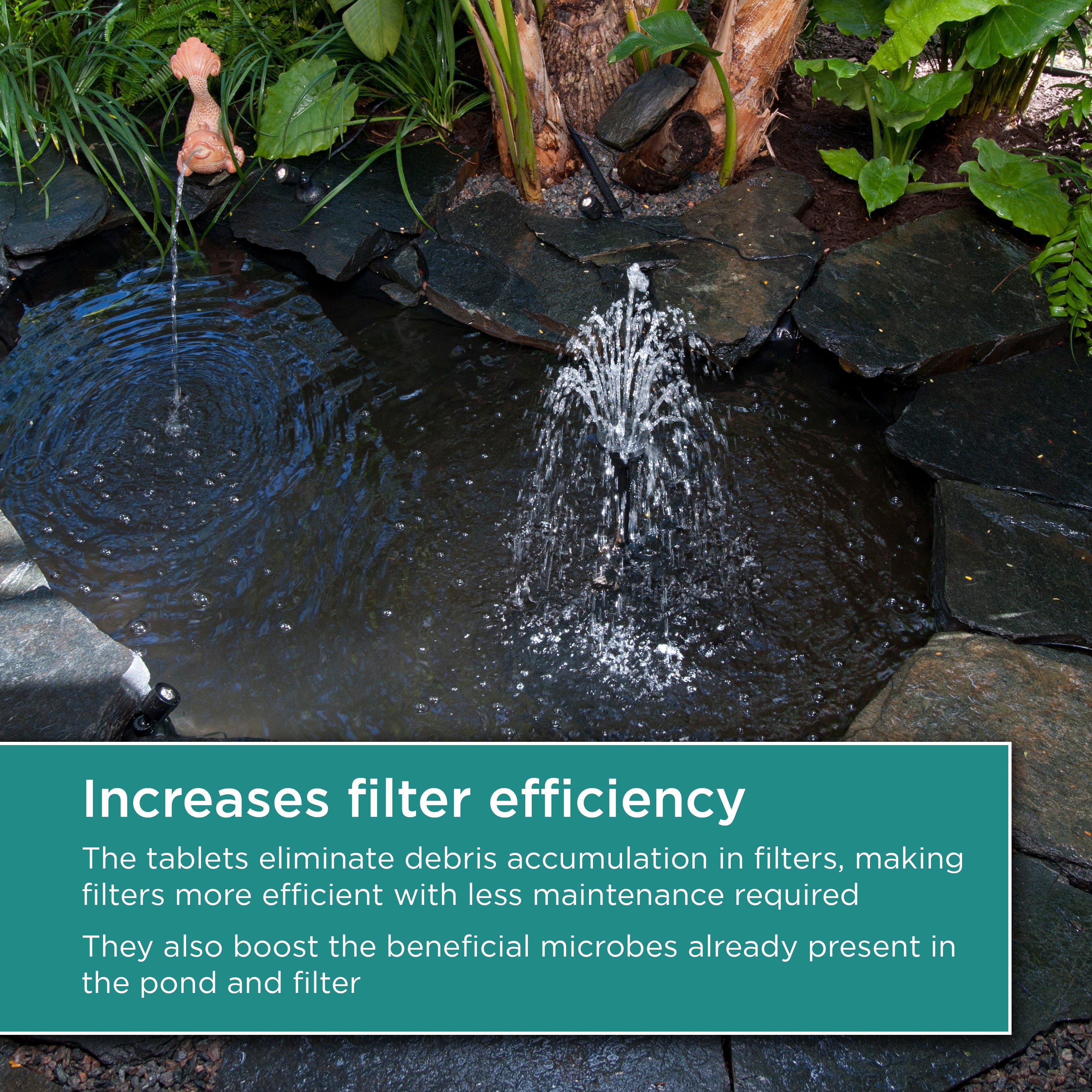 Pond Maintenance Tablets, 4 Pack