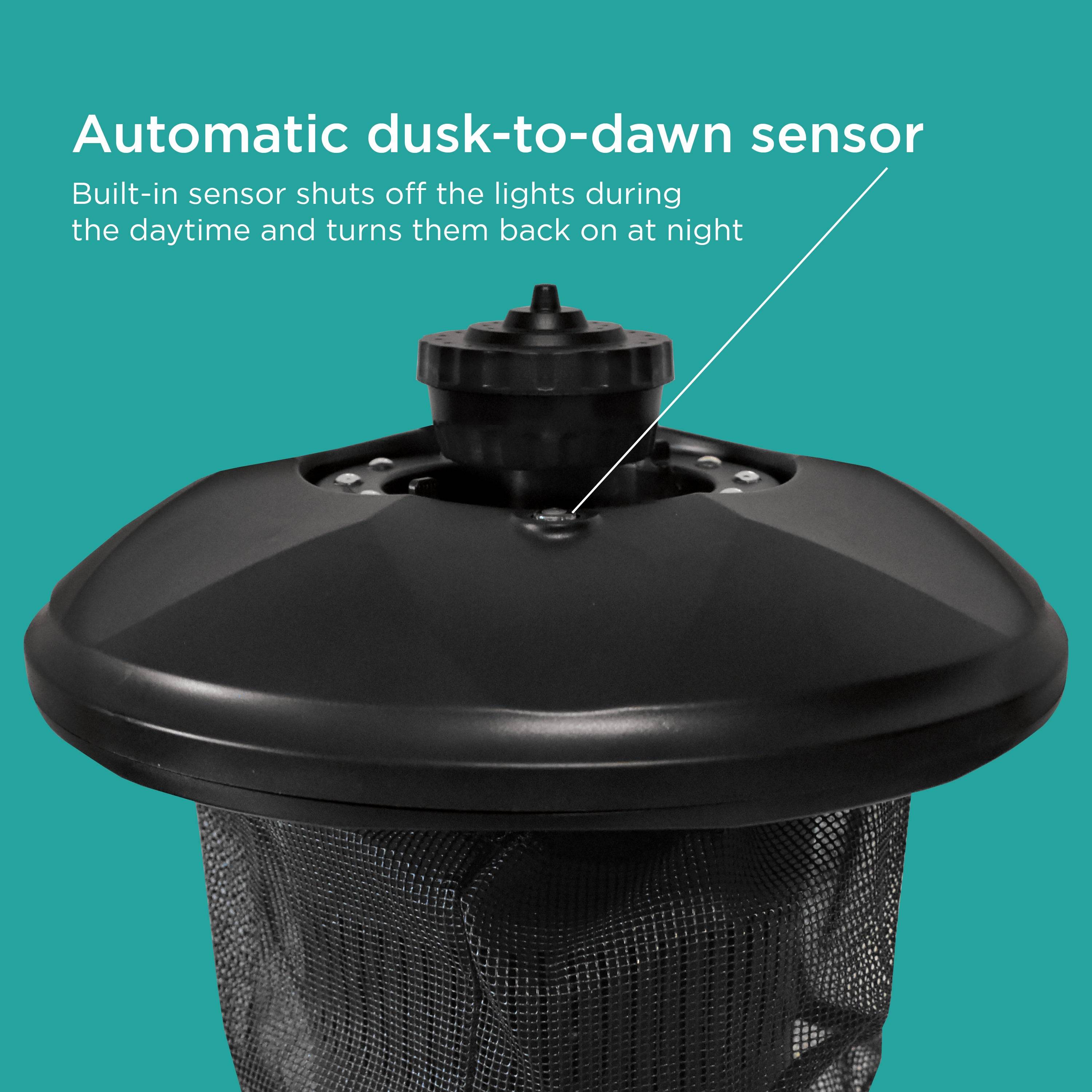 Floating Fountain dusk-to-dawn sensor call out