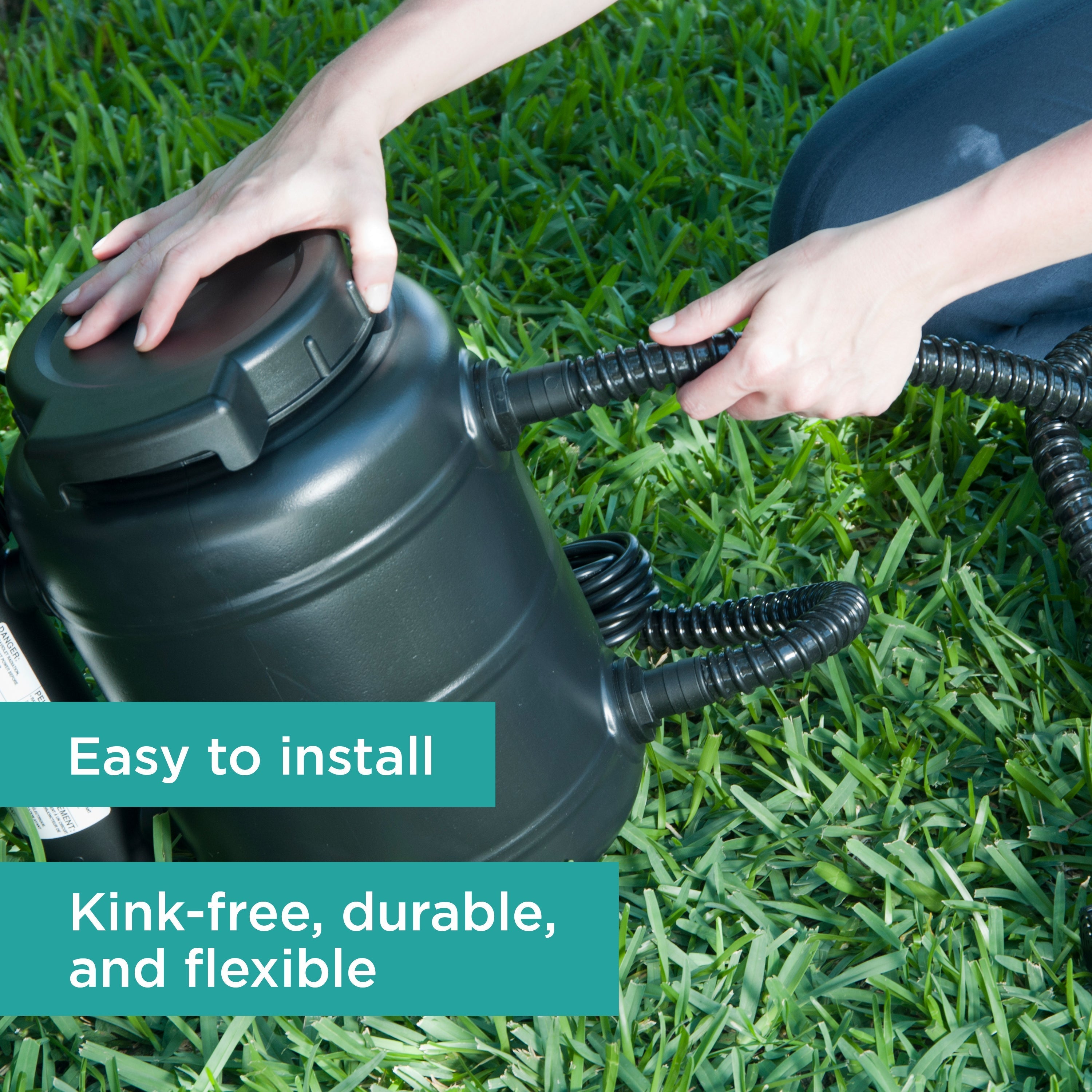 3/4 in. Corrugated Tubing is easy to install, kink-free, durable, and flexible