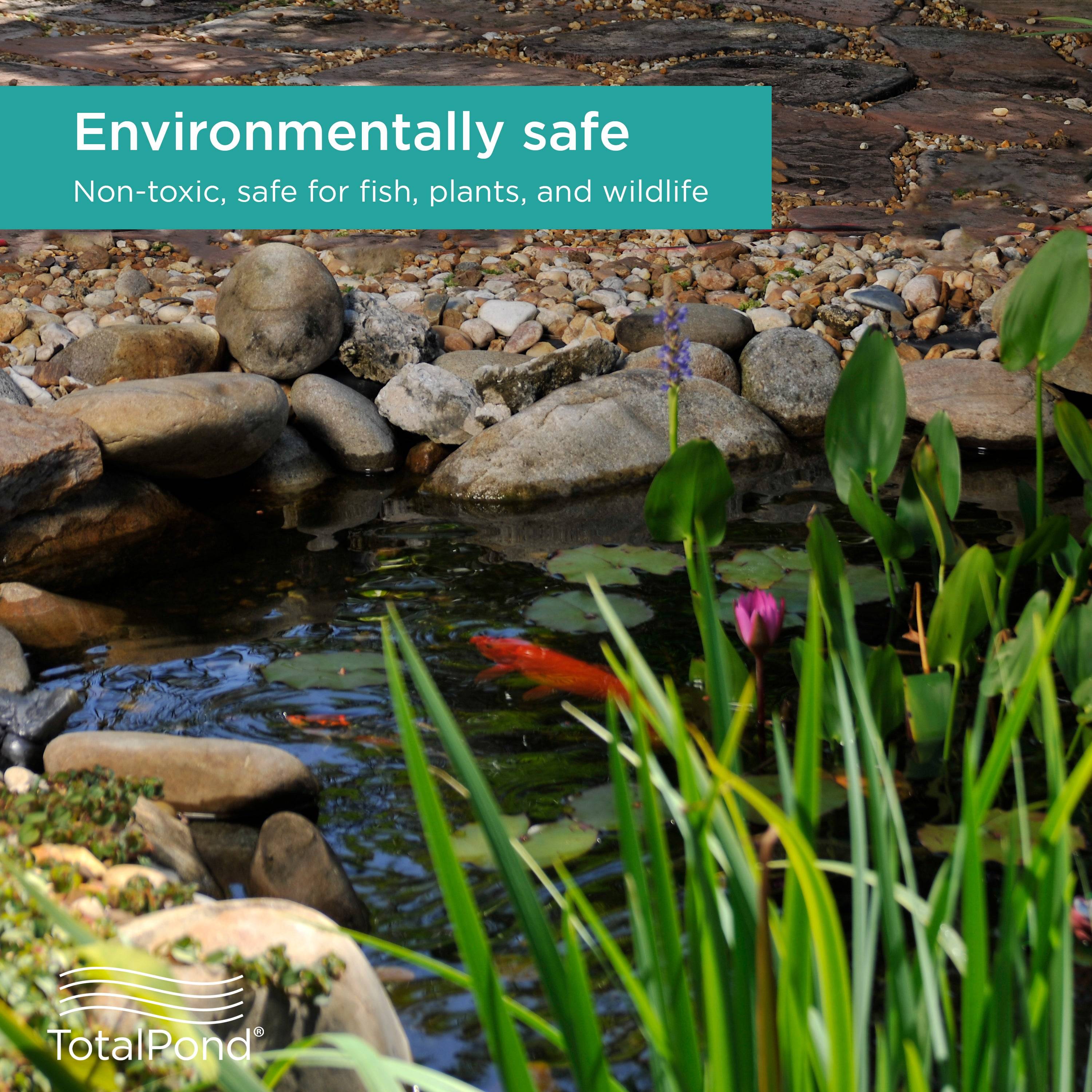 7 x 10 ft. PVC Pond Liner is environmentally safe - non-toxic, safe for fish, plants, and wildlife