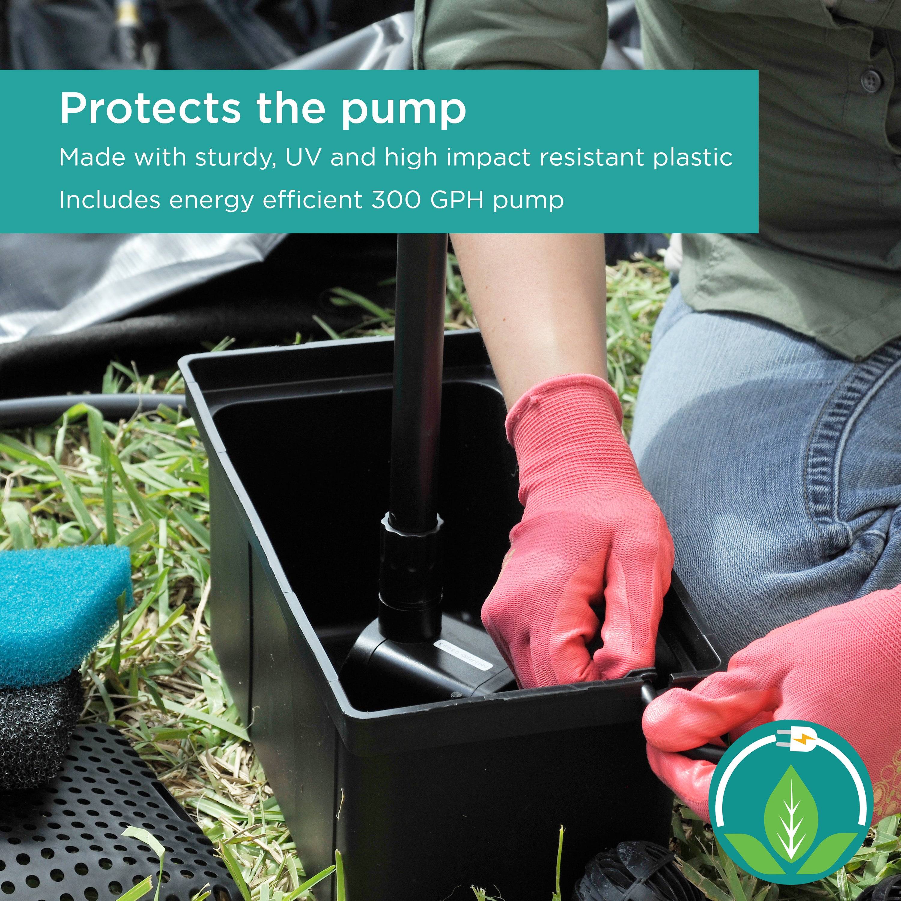 Complete Filter Kit with Pump protects the  pump