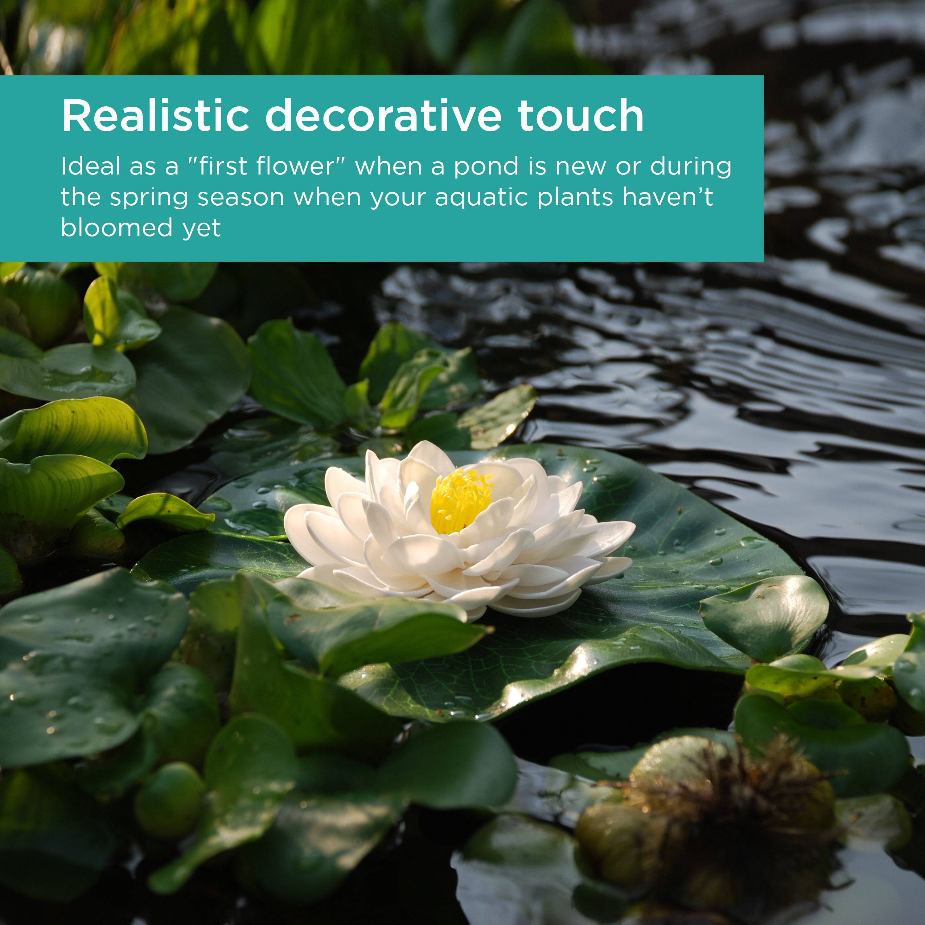 Floating Lily Pad Variety Pack features realistic decorative touch