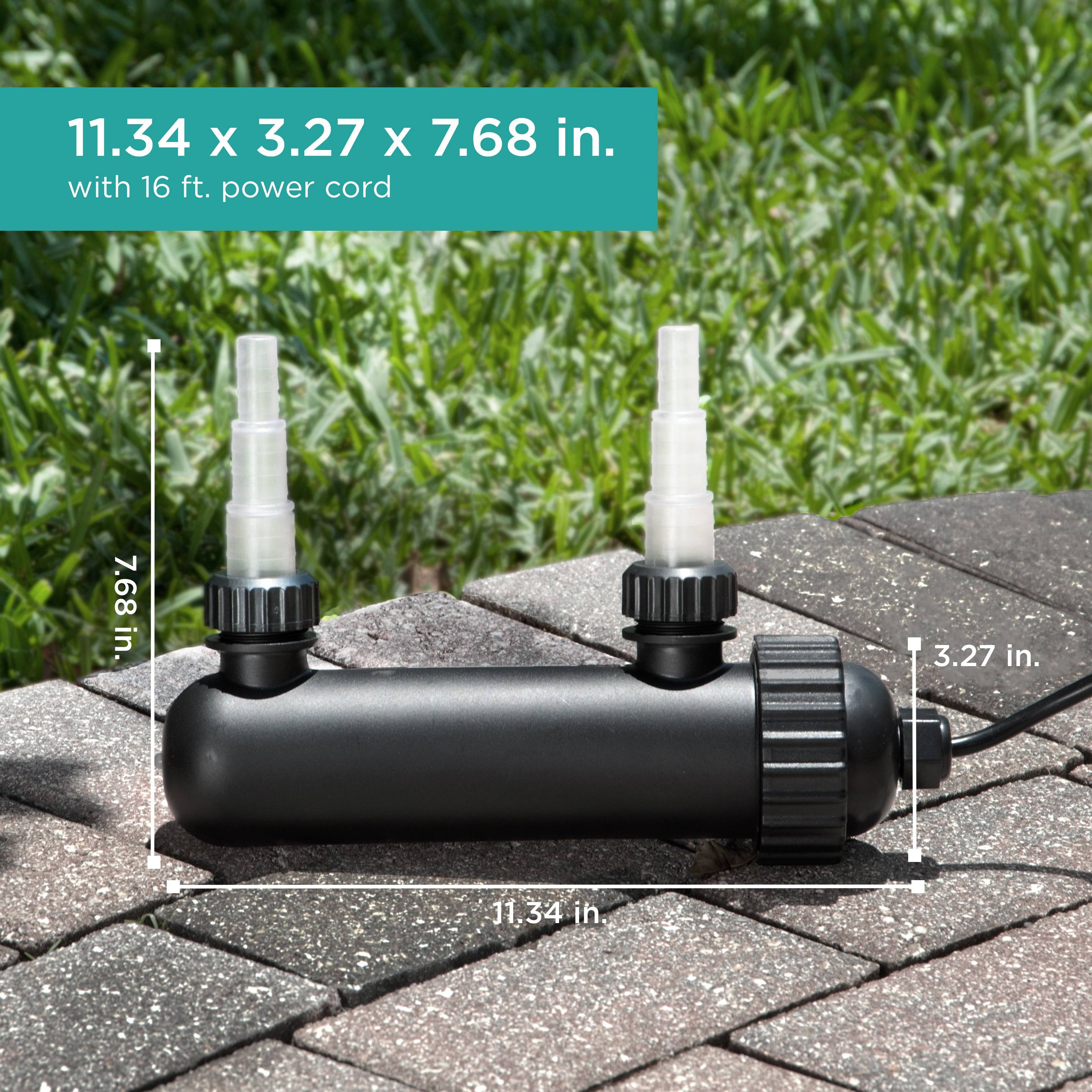 dimensions of the uv pond clarifier