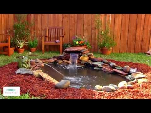 How to add a small waterfall to your pond