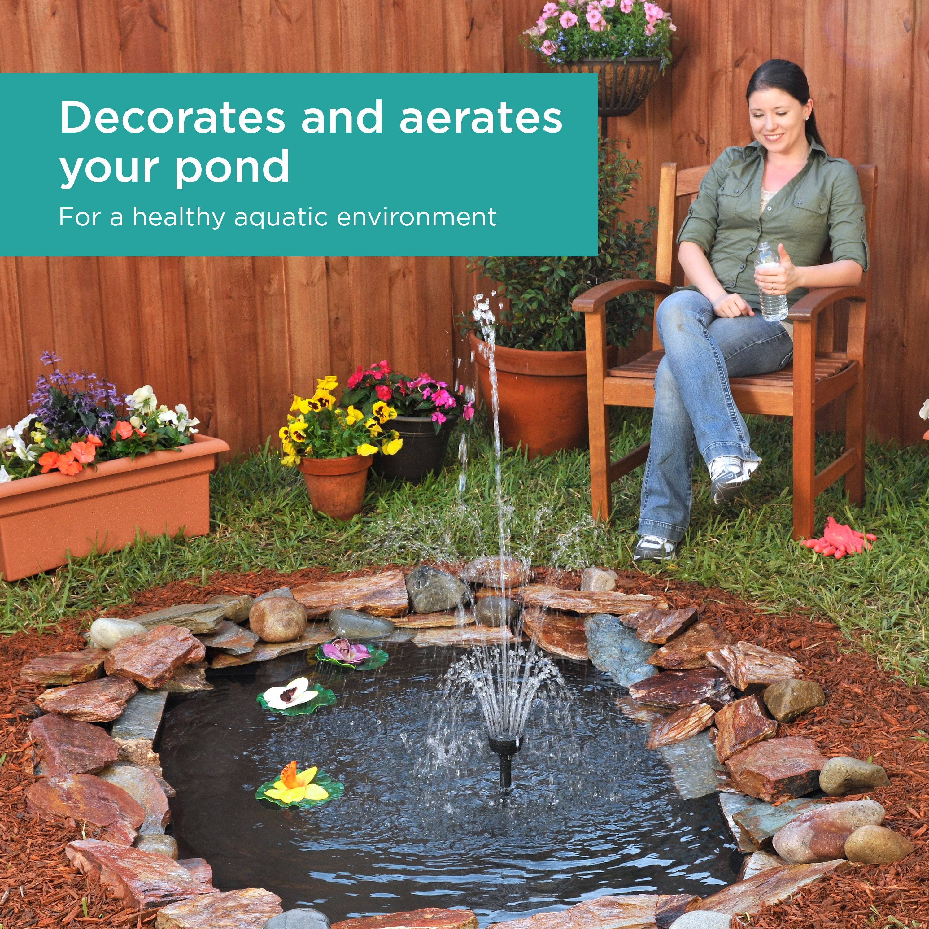 Nozzle Kit decorates and aerates your pond for a healthy aquatic environment