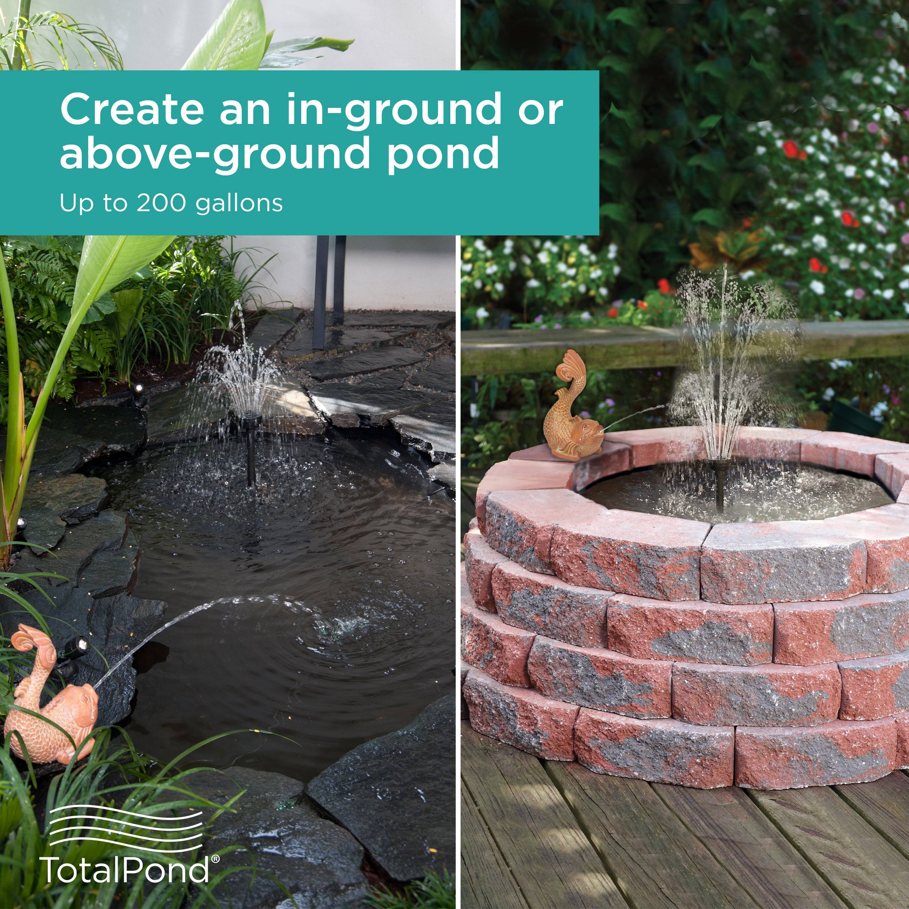 All-in-One Pond Bundle - Create an in-ground or above ground pond