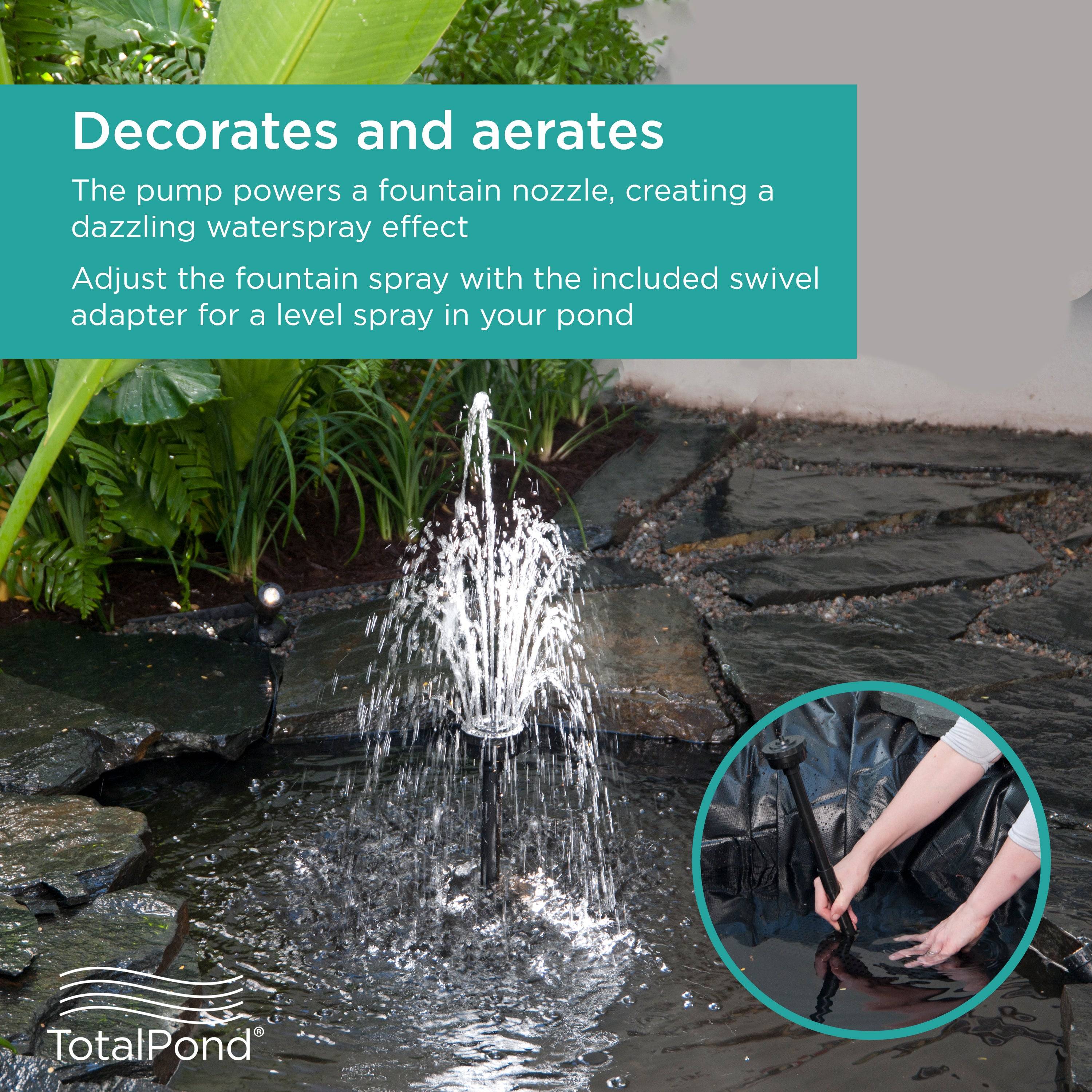 All-in-One Pond Bundle - Decorates and aerates
