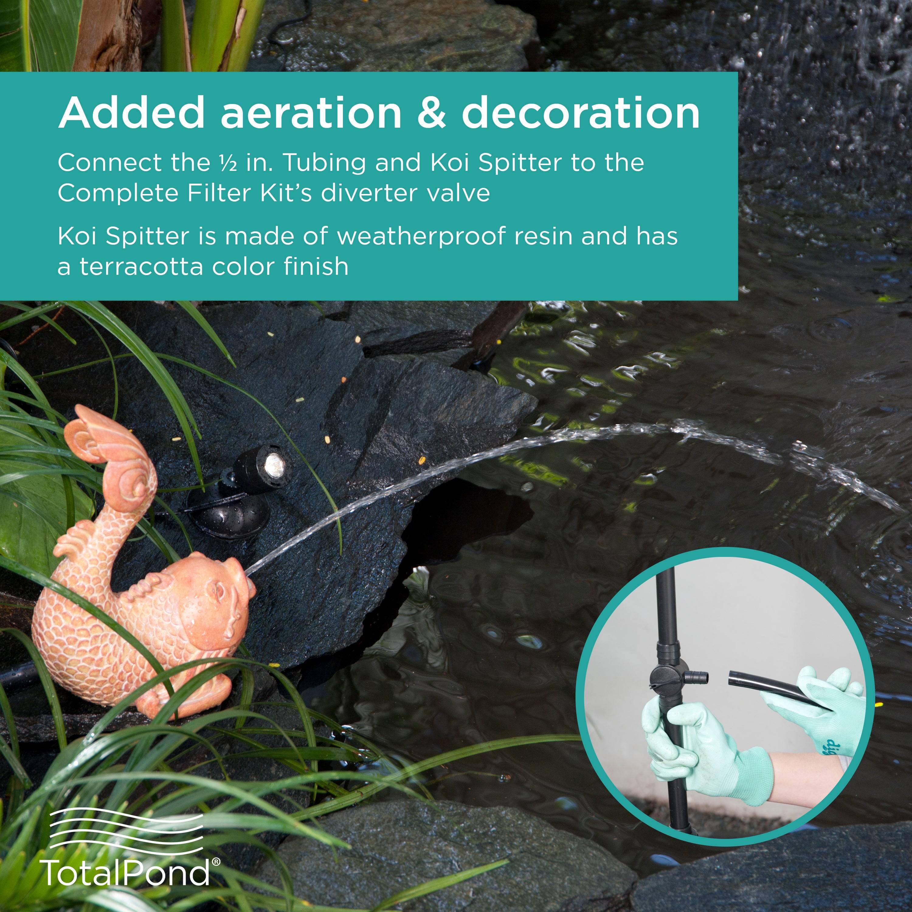 All-in-One Pond Bundle - Added aeration & decoration