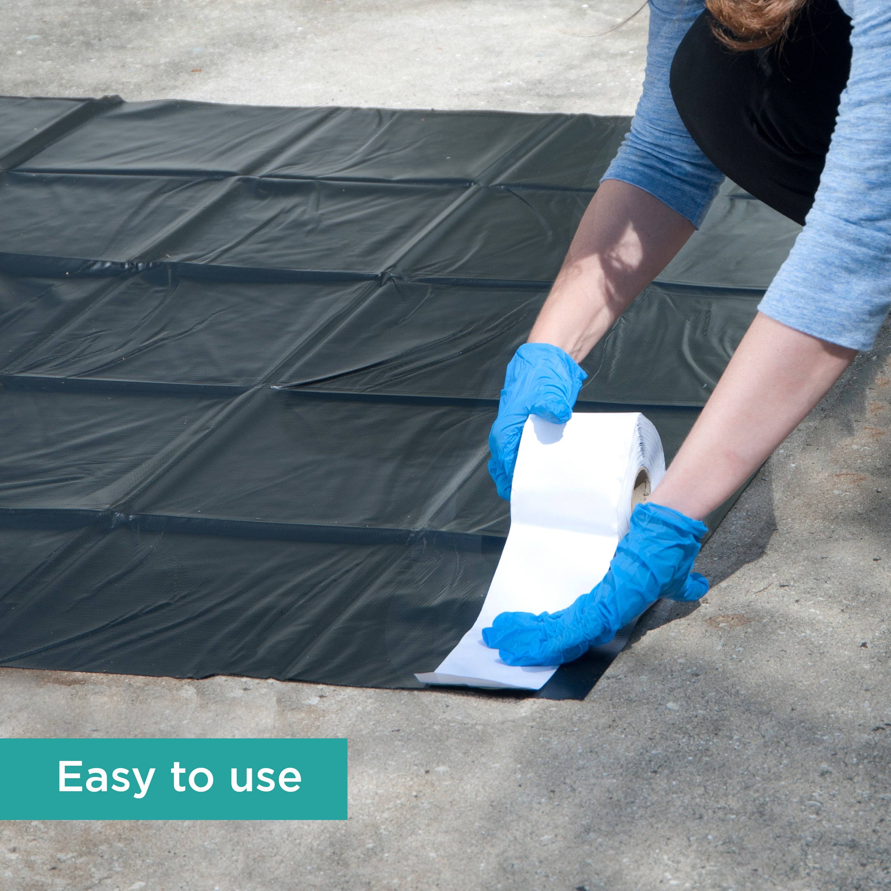 Applying Seaming Tape to a liner