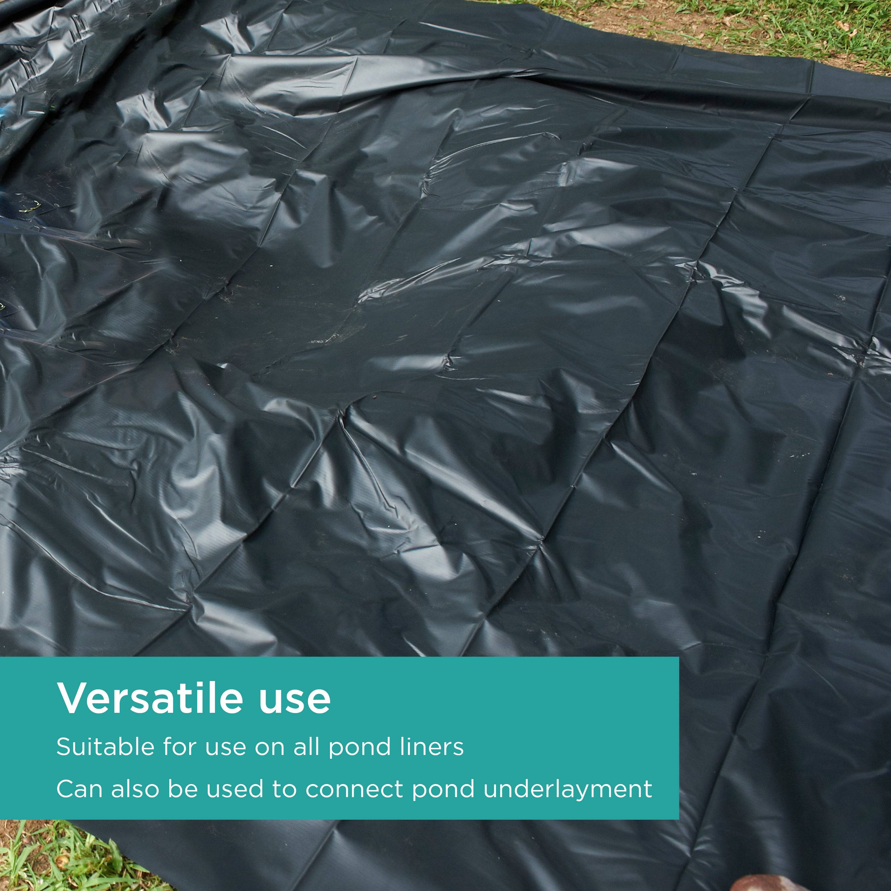 Two liners connected with Seaming Tape 