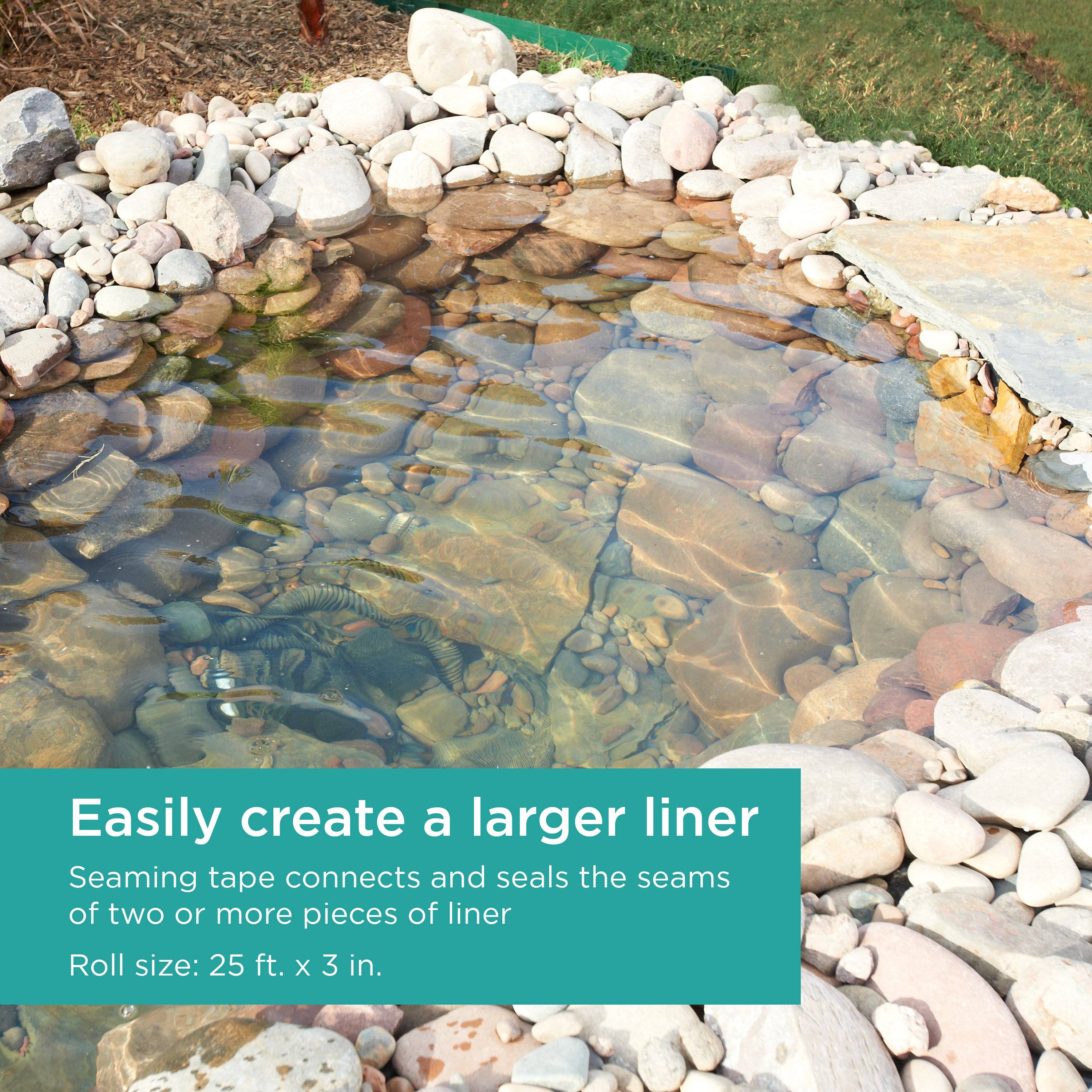 Pond that used Seaming Tape 